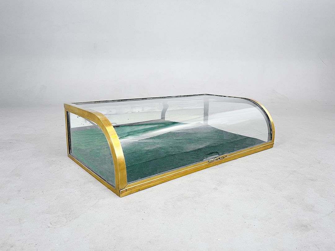 Foto Impressive Curved Glas Shop Table Showcase w76