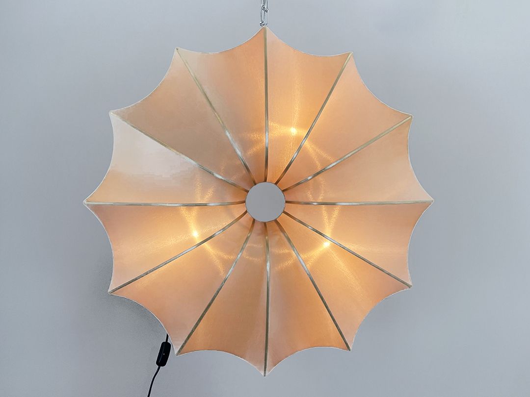 Foto Dark Cream &#8220;Sun Center P3&#8221; Unique Fairy Forest Pendant Lamp h100 *N