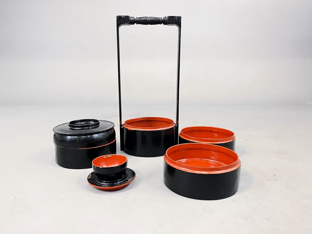 Foto Portable Chinese Tupperware Picnic Dishes