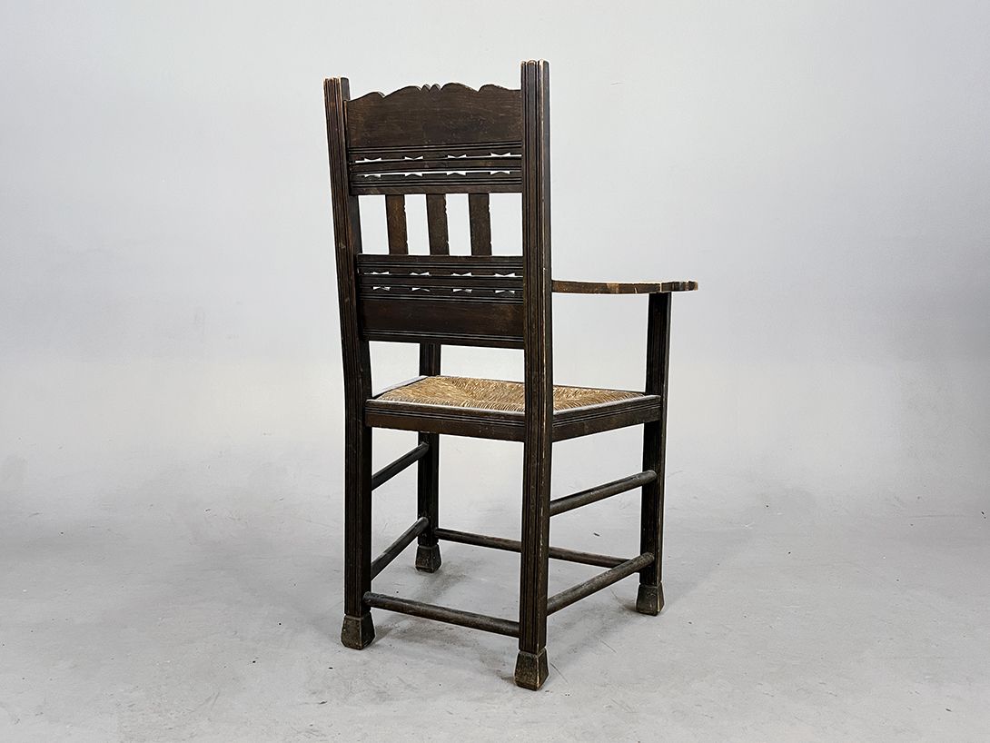 Foto Worpswede Armchair with Braided Seat h104