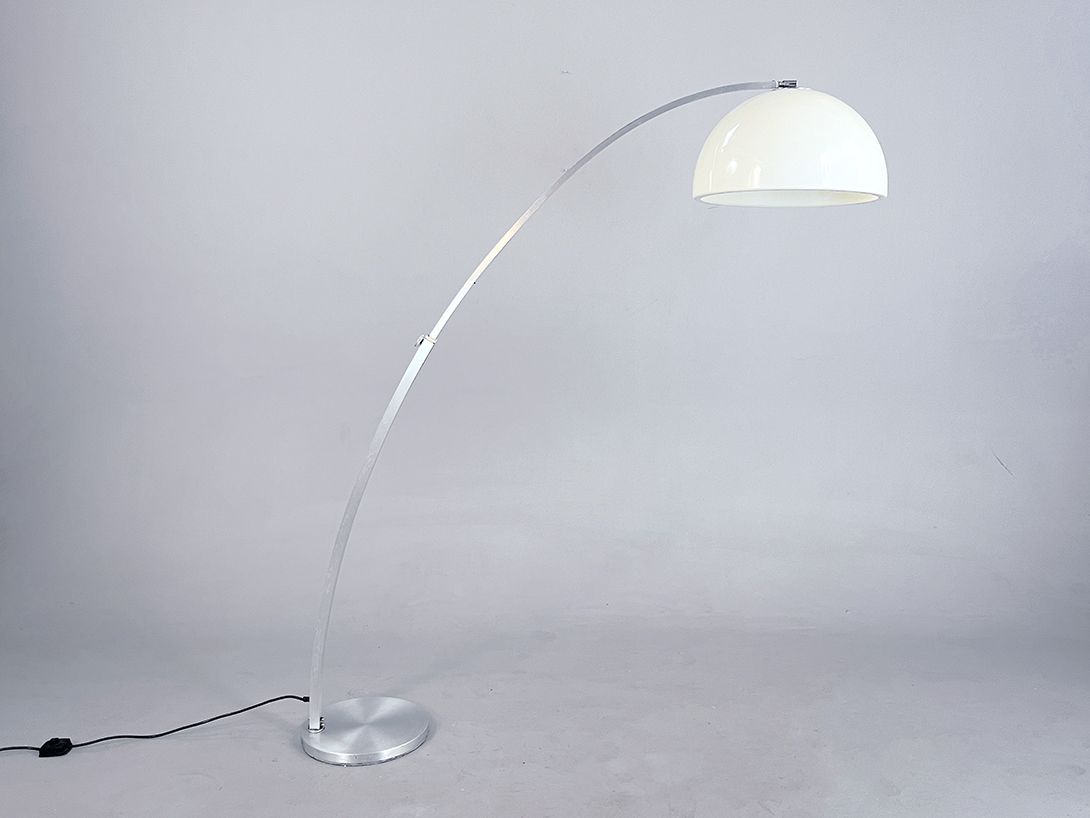 Foto Adjustable Curved Floor Lamp Space Age h180x130x43 A1