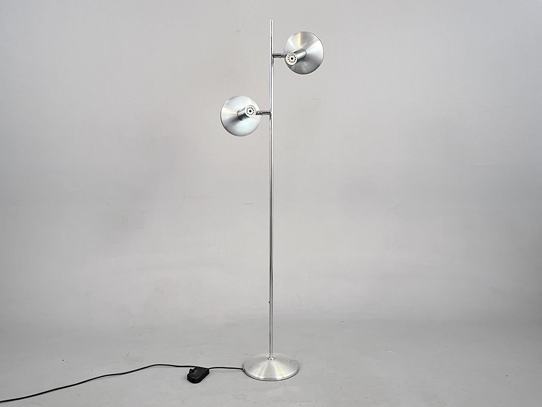 Foto West German 1970s Chrome Floor Lamp h164