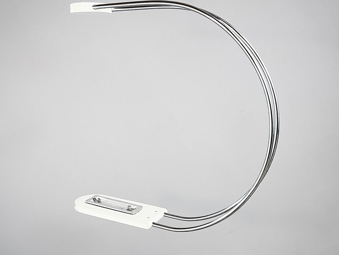 Foto Impressive Bauhaus Curved Stainless Steel Pendant Lamp h100