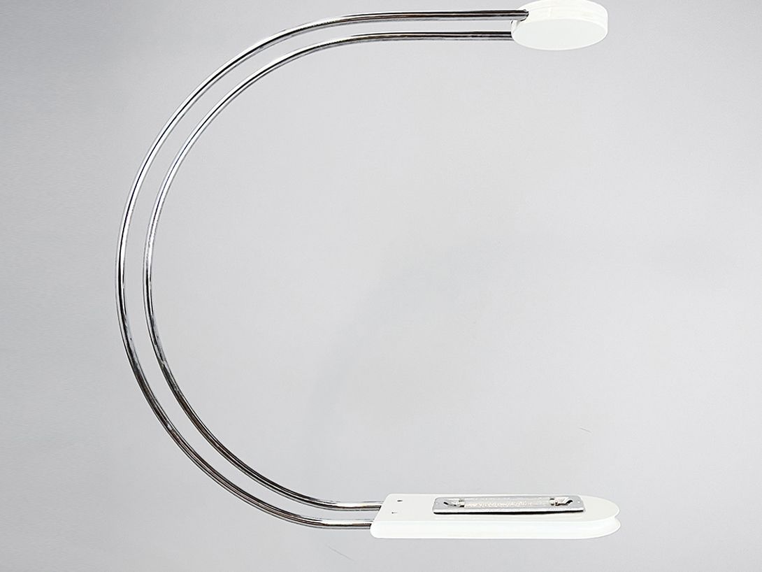 Foto Impressive Bauhaus Curved Stainless Steel Pendant Lamp h100