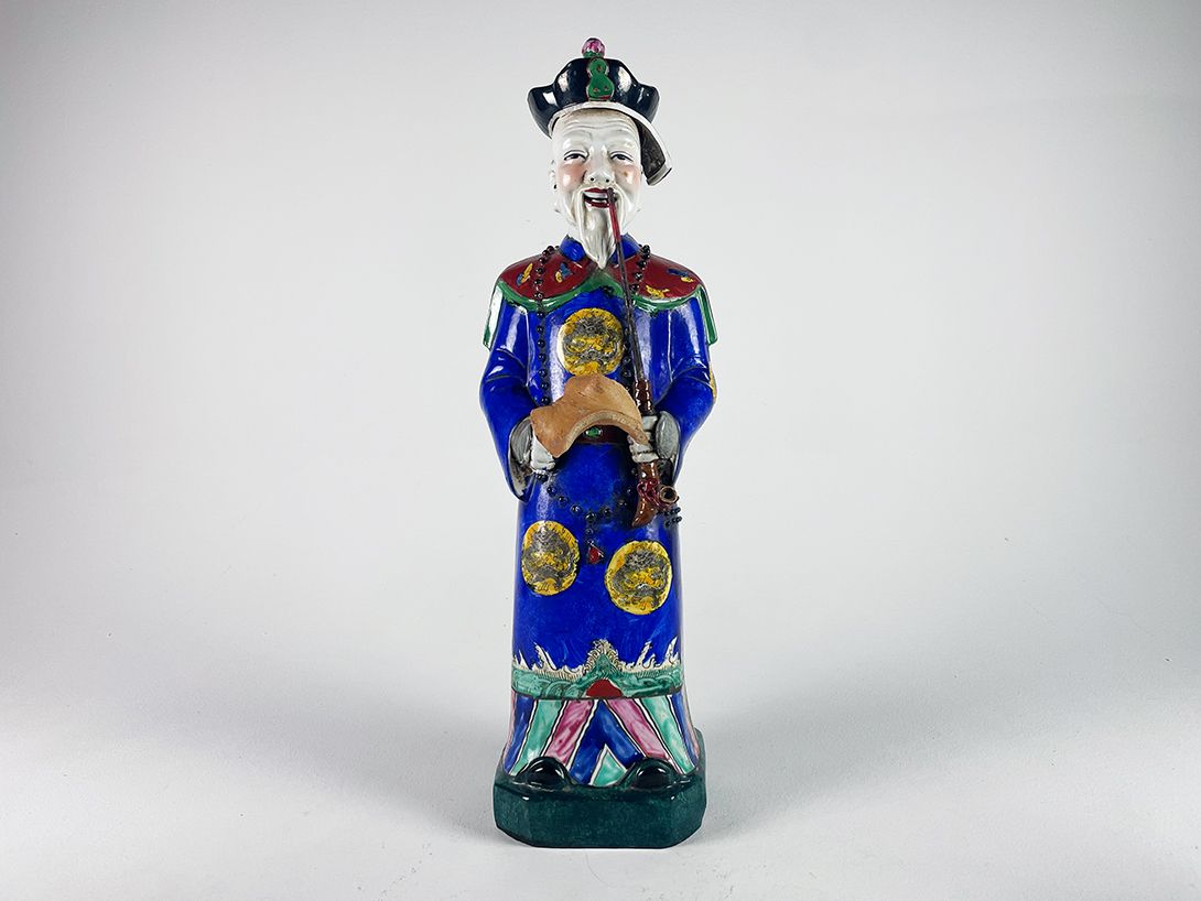 Foto Large Mandarin Dignitary Figure h60