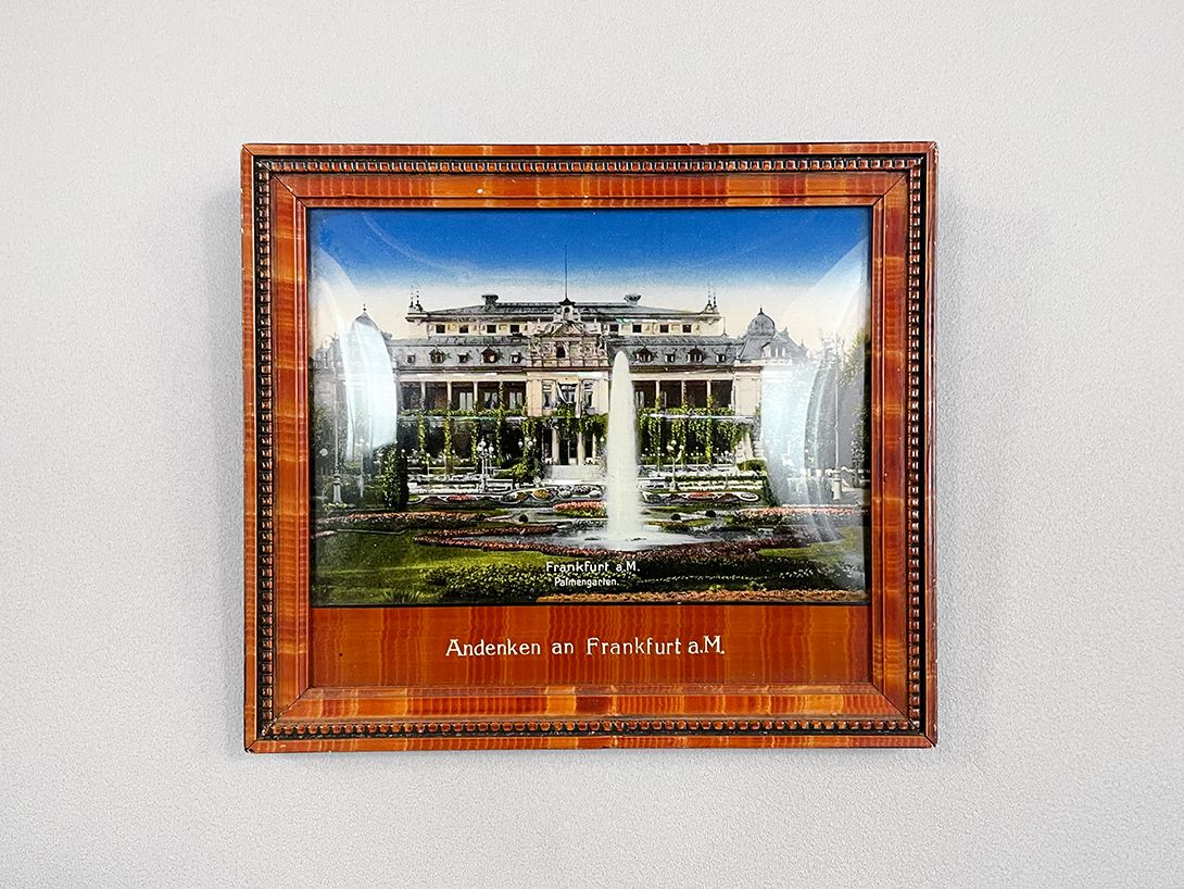 Foto Framed Souvenir Picture Palmengarten Frankfurt am Main 1912 h18