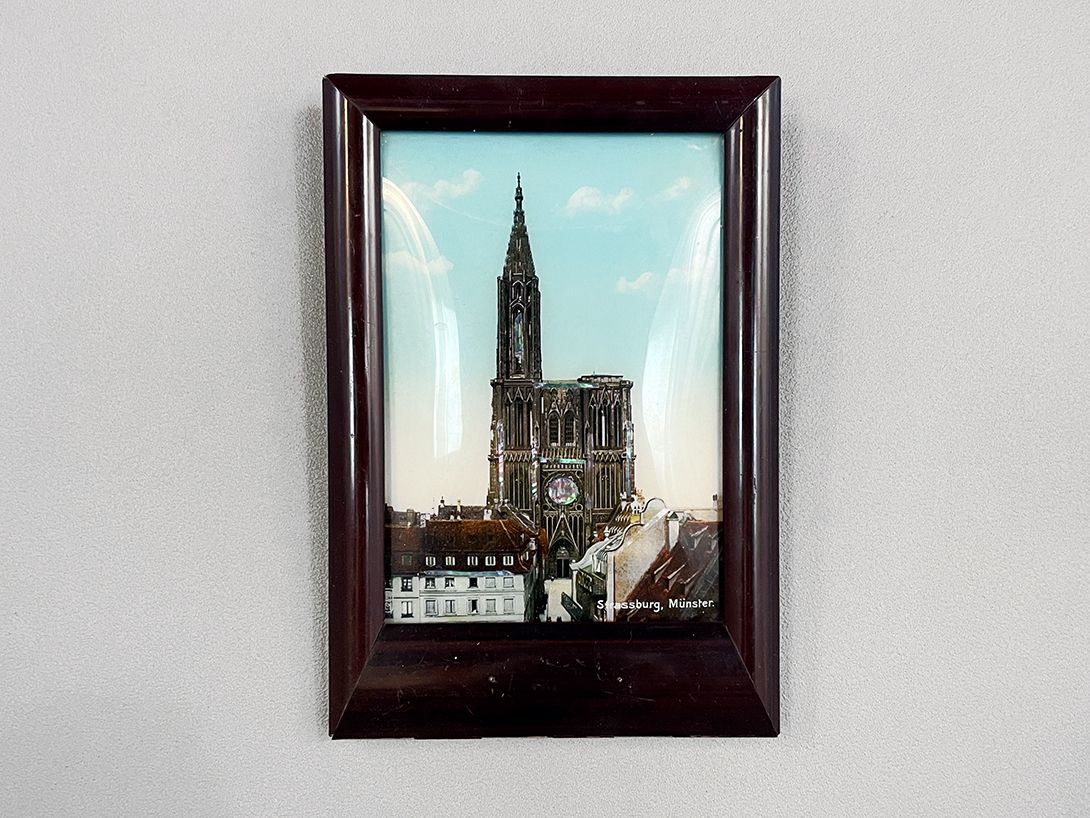 Foto Framed Historic Souvenir Strassbourg Münster h22