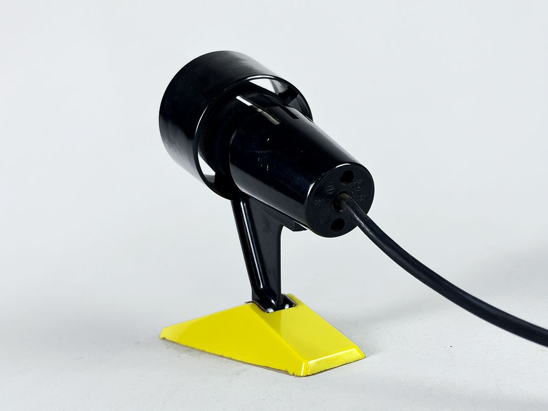 Foto Black and Yellow Infrared Lamp GDR 1950s h21 RA1