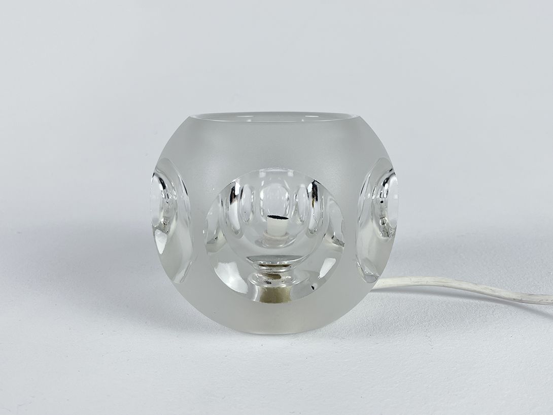 Foto German Vintage Glas Table Lamp by Peill &#038; Putzler h12