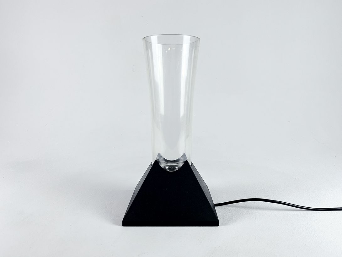 Foto Tube Shaped Decorative Glass Table Lamp h34