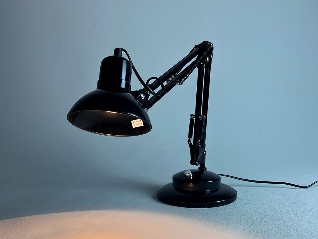Foto Highly Adjustable Glossy Black Modern Desk Lamp by Tchibo h63 RF6