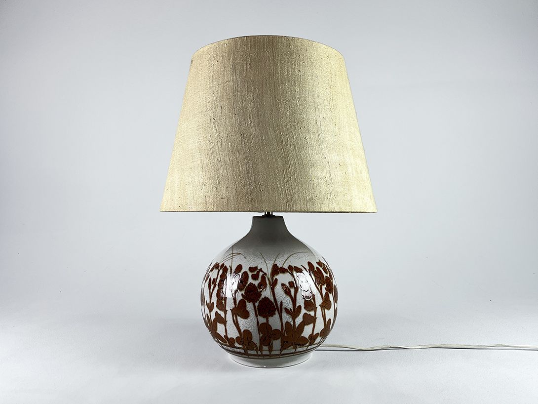 Foto Cozy West German Ceramic Table Lamp Lidköping h57