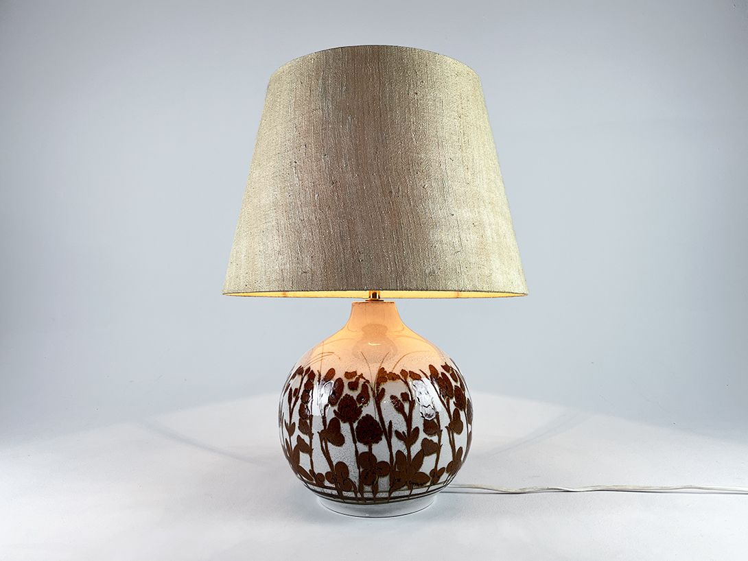 Foto Cozy West German Ceramic Table Lamp Lidköping h57