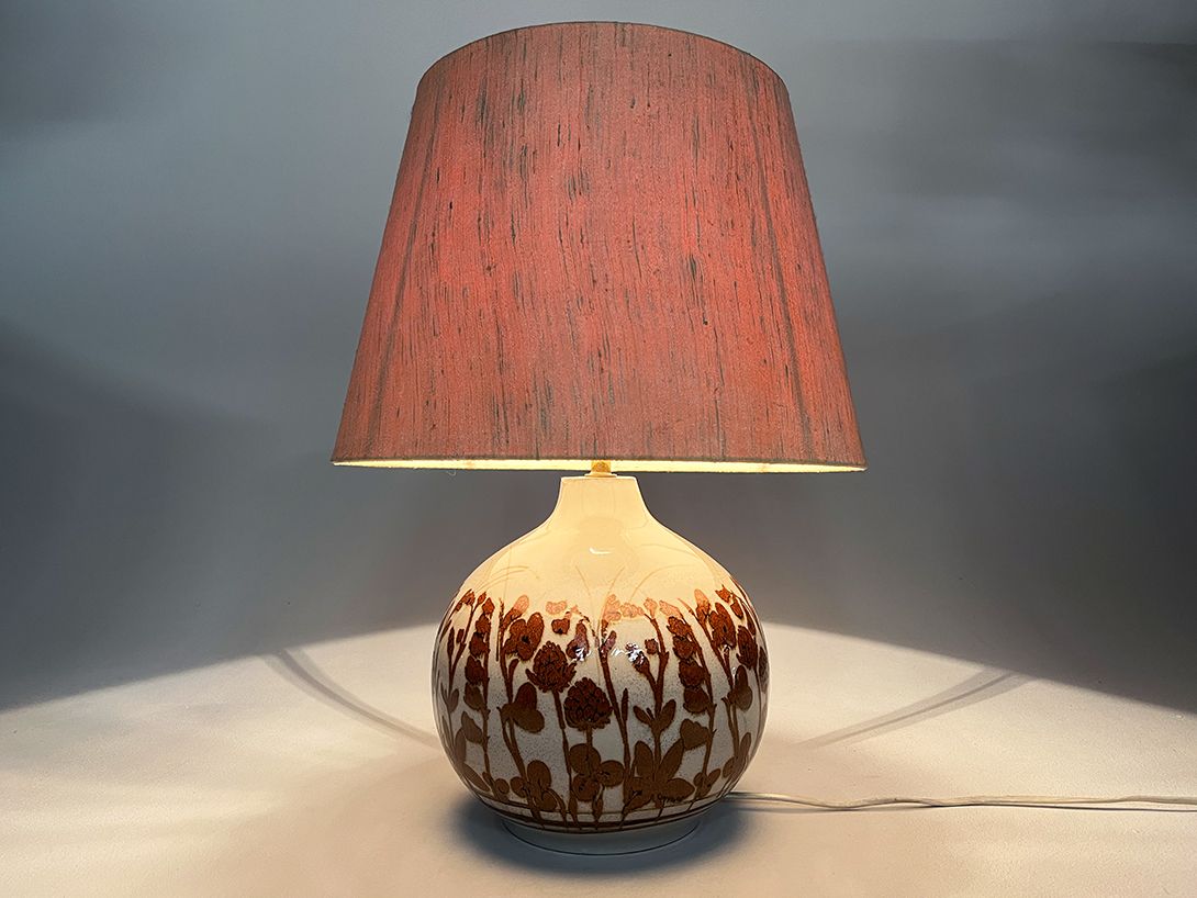 Foto Cozy West German Ceramic Table Lamp Lidköping h57