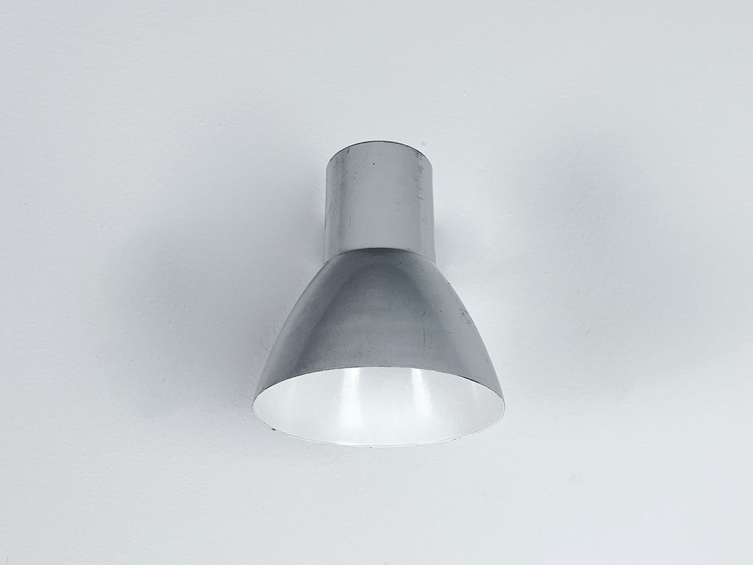 Foto Very Vintage Wall Lamp with Grey Metal Shade h15