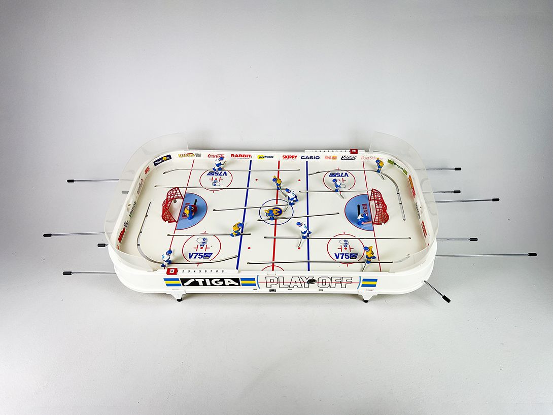 Foto Ice Hockey Game Manual Stiga Play Off Finland Sweden 1970 h19