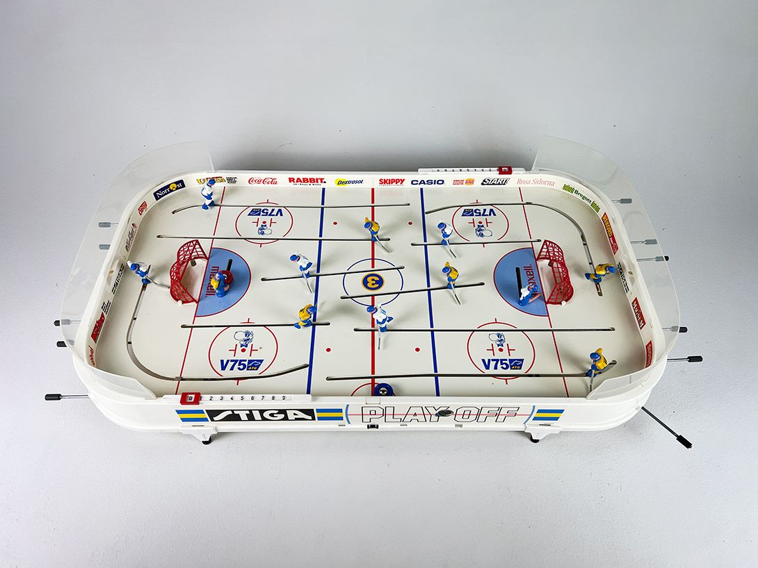 Foto Ice Hockey Game Manual Stiga Play Off Finland Sweden 1970 h19