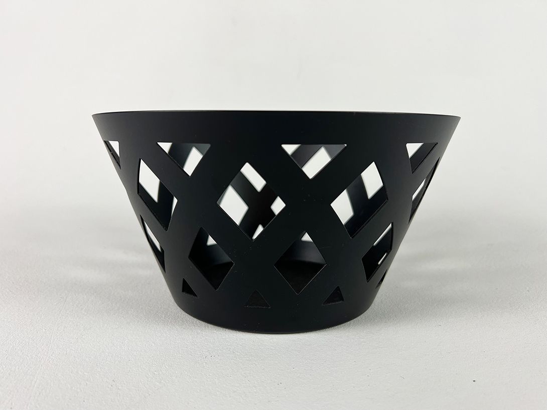 Foto Black Metal Bowl Alessi h12x23