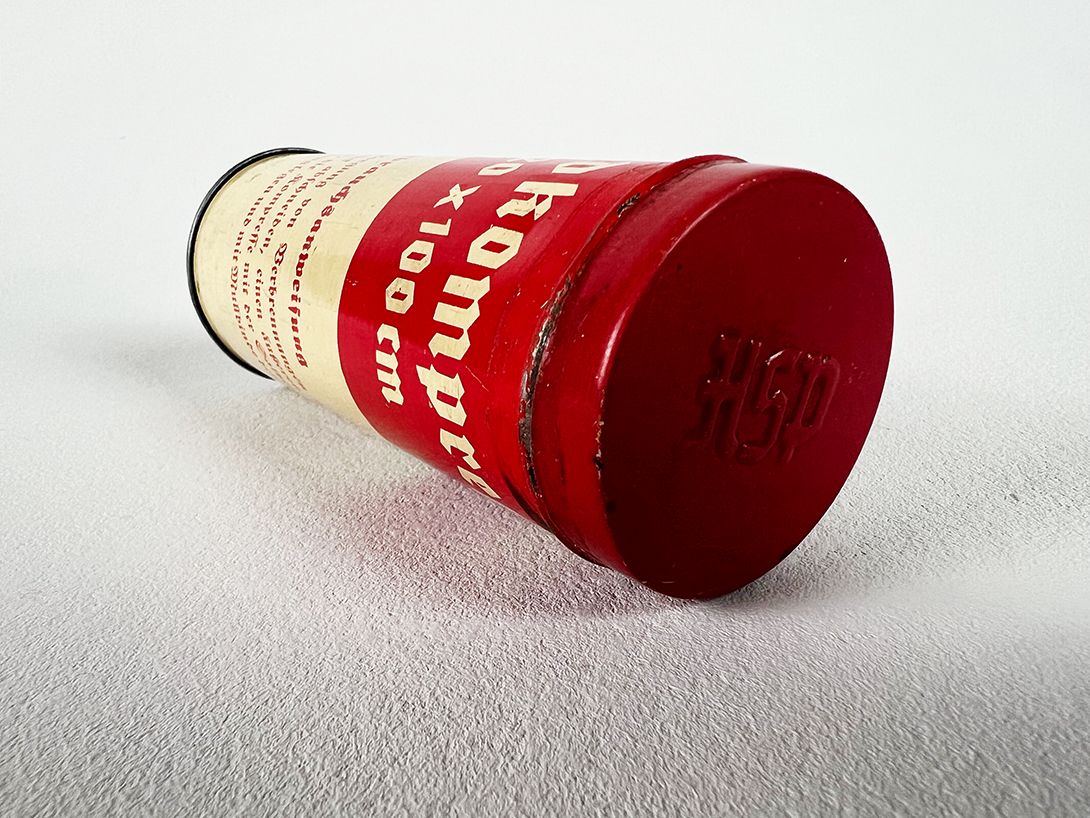 Foto HSP (Hauptsanitätspark) Burn Compress Wehmacht Medical Brandkompresse h12x5
