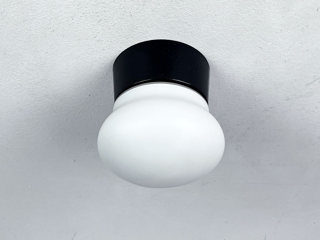 Foto Frosted Glass Ceiling Lamp for Bathroom or Outside ø13