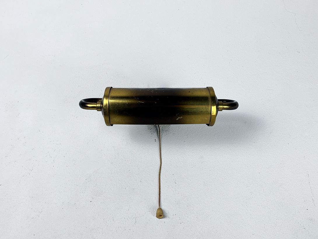 Foto Vintage Brassy Piano Wall Lamp w24