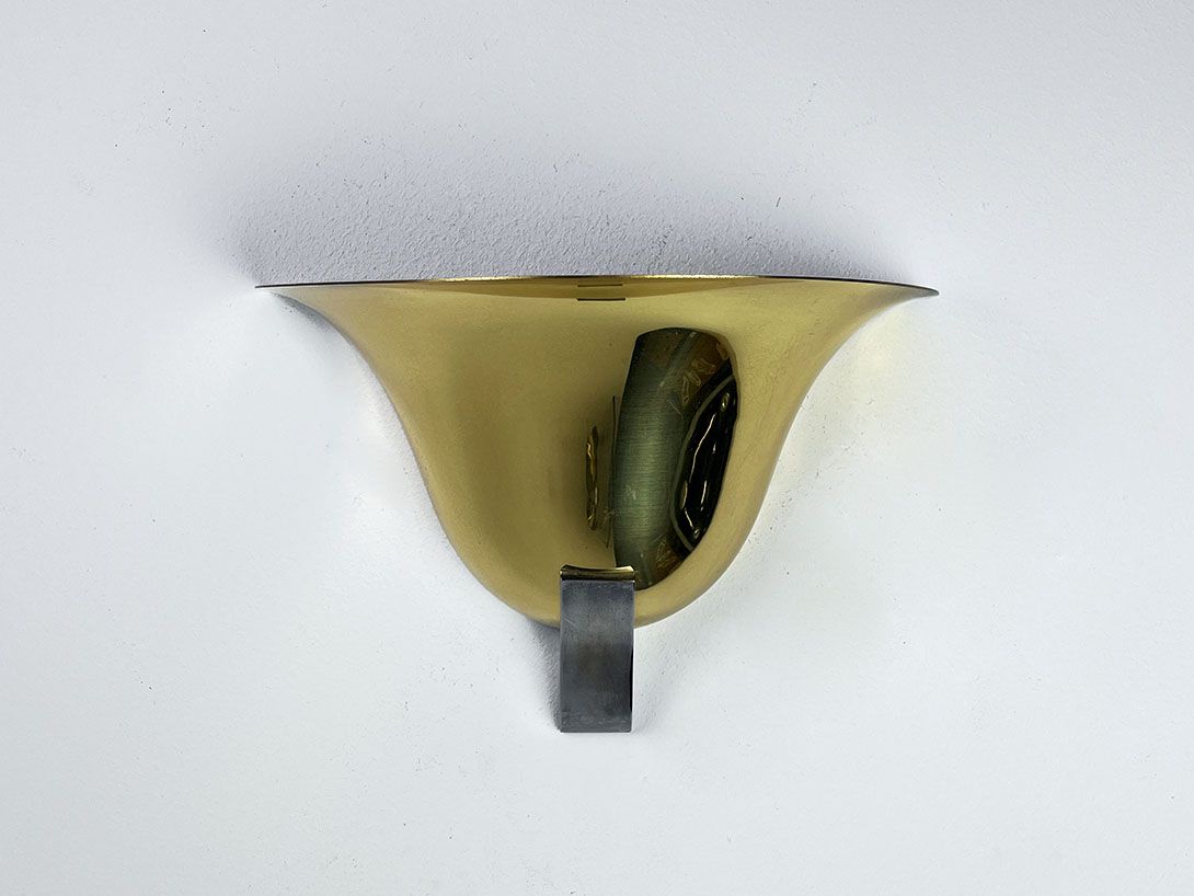 Foto Italian Regency Tulip Golden Wall Lamp h21
