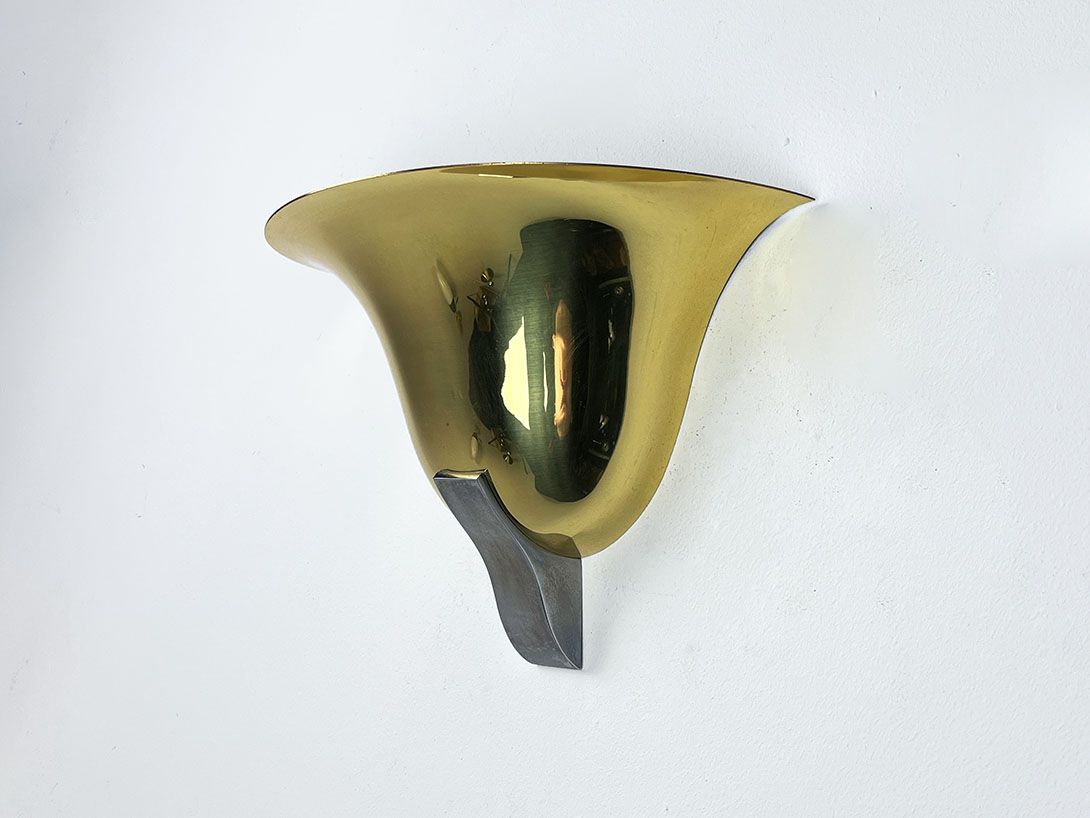 Foto Italian Regency Tulip Golden Wall Lamp h21