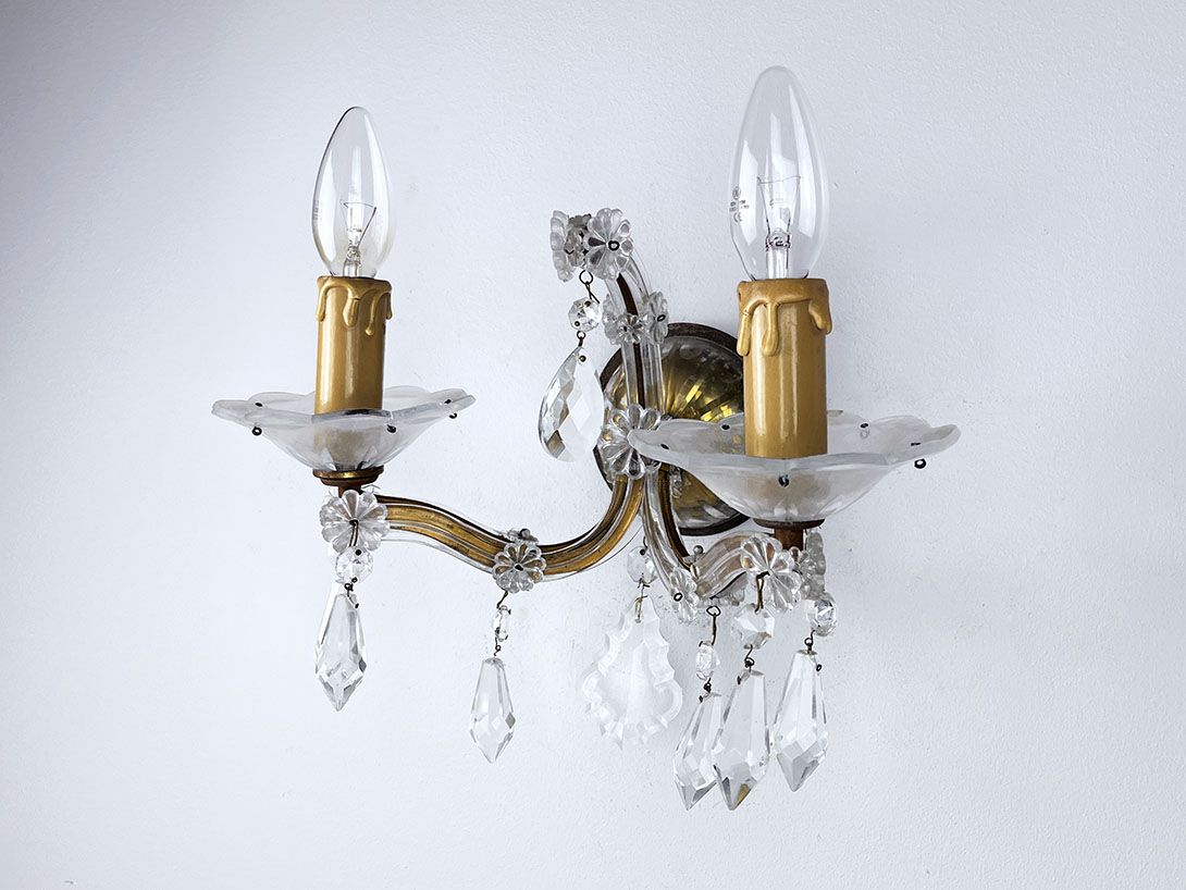 Foto Lowkey Bigger Regency Lamp from France, Early 1950s w31