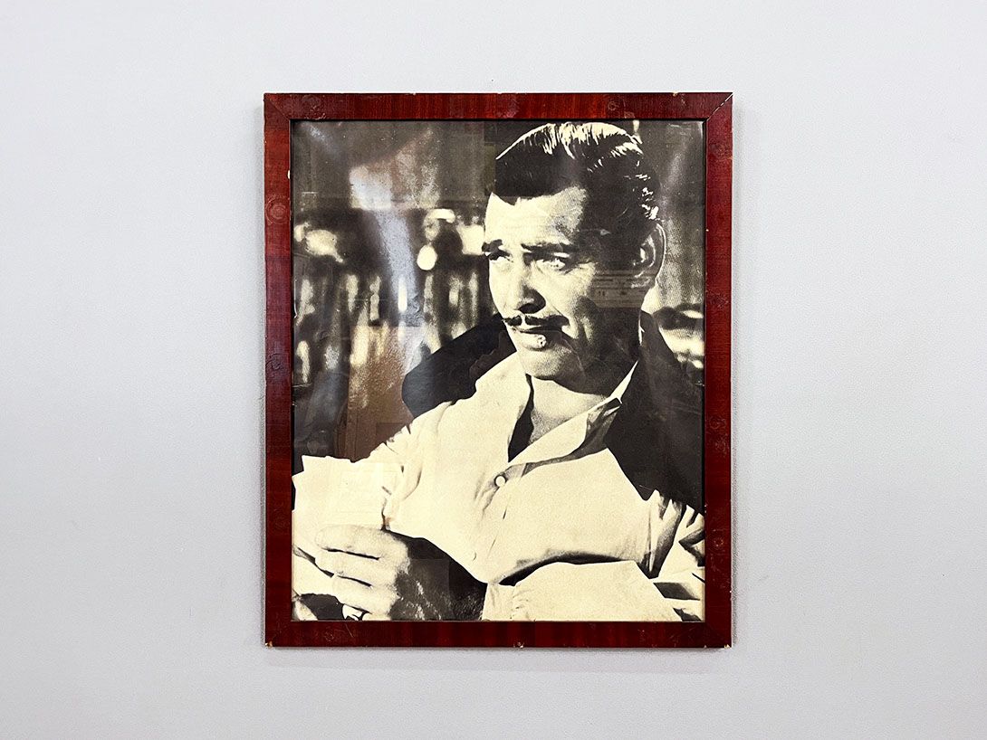 Foto Sepia Portrait Photo of Clark Gable Playing Cards h66