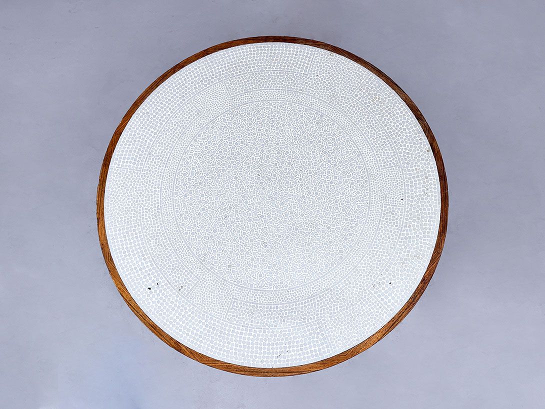 Foto Mid-Century Modern Mosaic Coffee Table h44