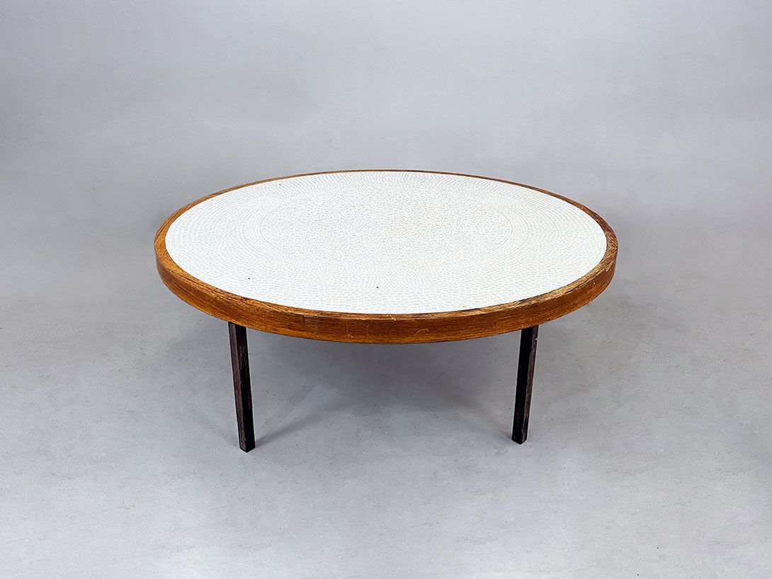 Foto Mid-Century Modern Mosaic Coffee Table h44