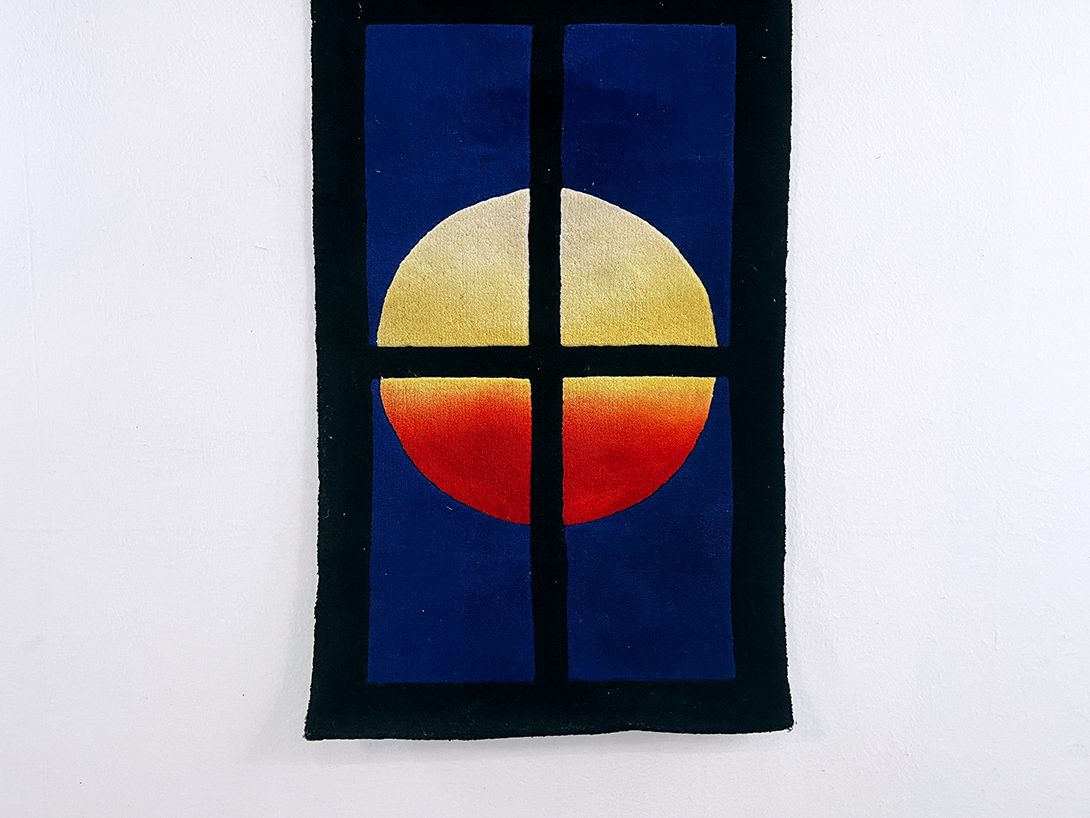 Foto Modern Sunrise Through Window Carpet or Tapestry L115x70