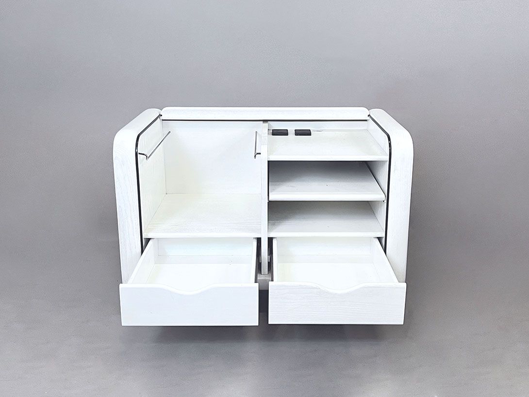 Foto Hombre Series Rolling Cabinet by Burkhard Vogtherr for Rosenthal 1974 h76
