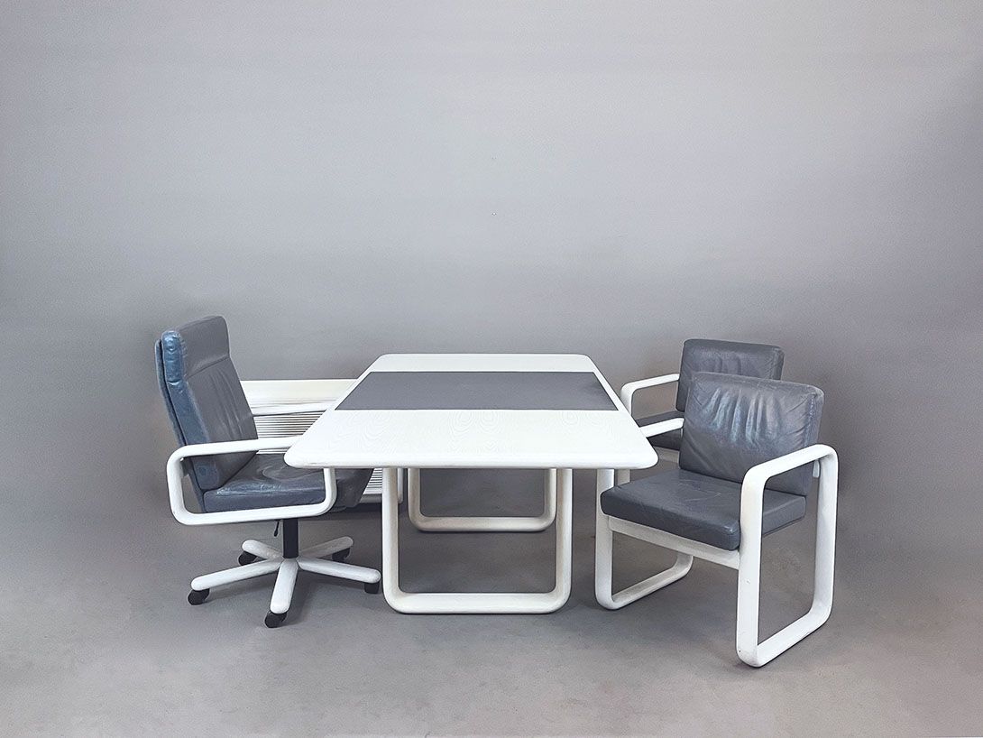 Foto HOMBRE DESK BY BURKHARD VOGTHERR FOR ROSENTHAL 1970S h75