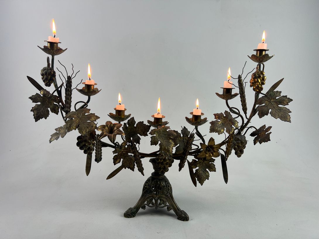 Foto Pittoresque Candle Holder Dresden 1885 h50