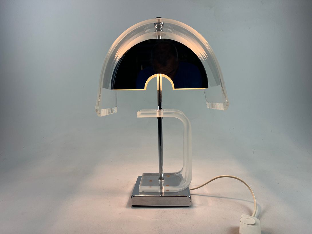 Foto Acrylic Desk Lamp Memphis h50