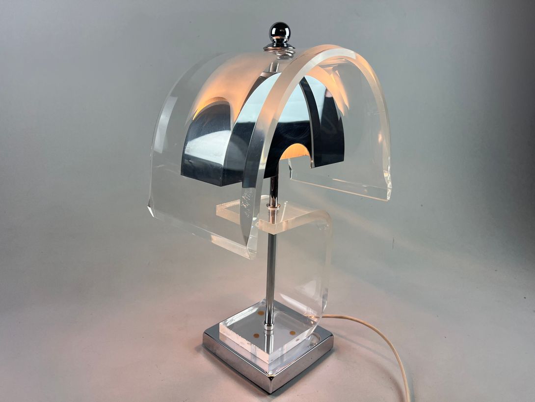 Foto Acrylic Desk Lamp Memphis h50