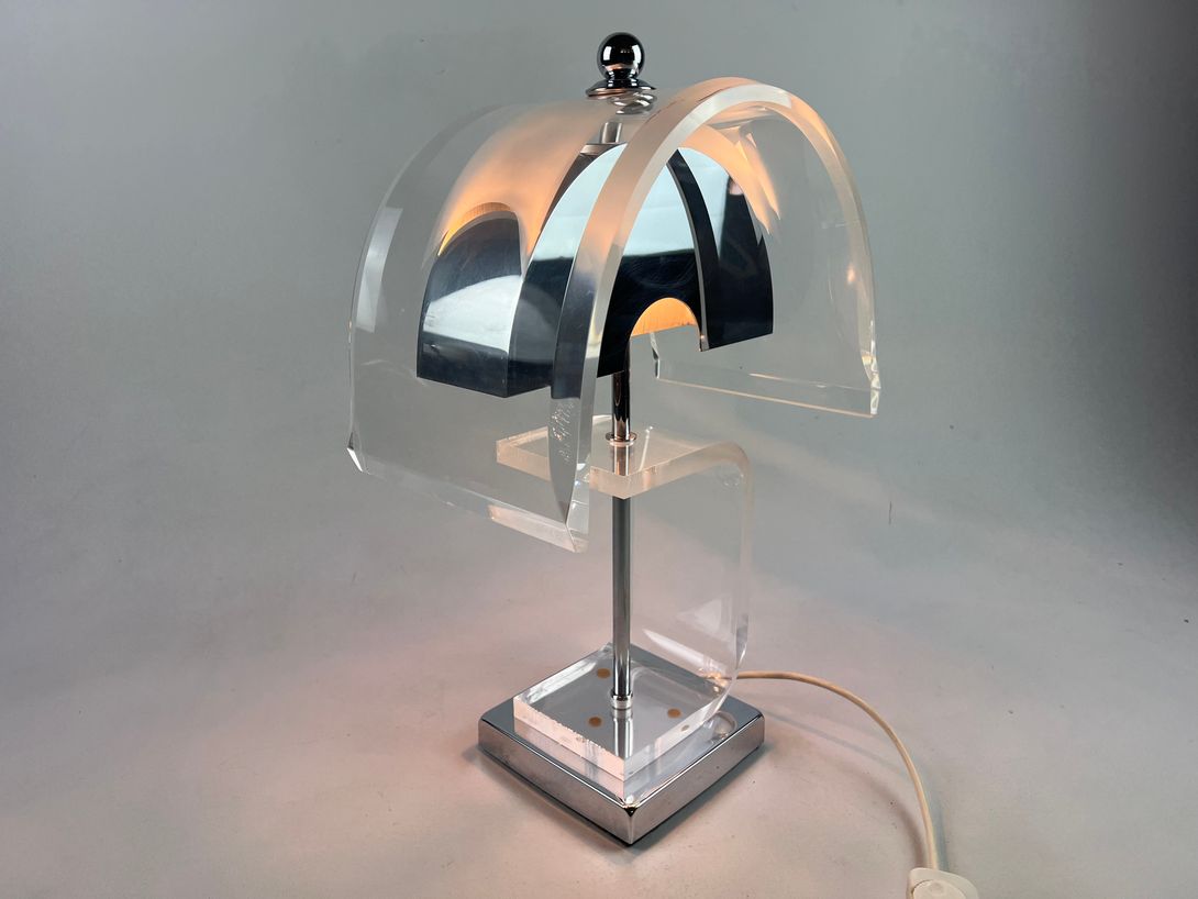 Foto Acrylic Desk Lamp Memphis h50