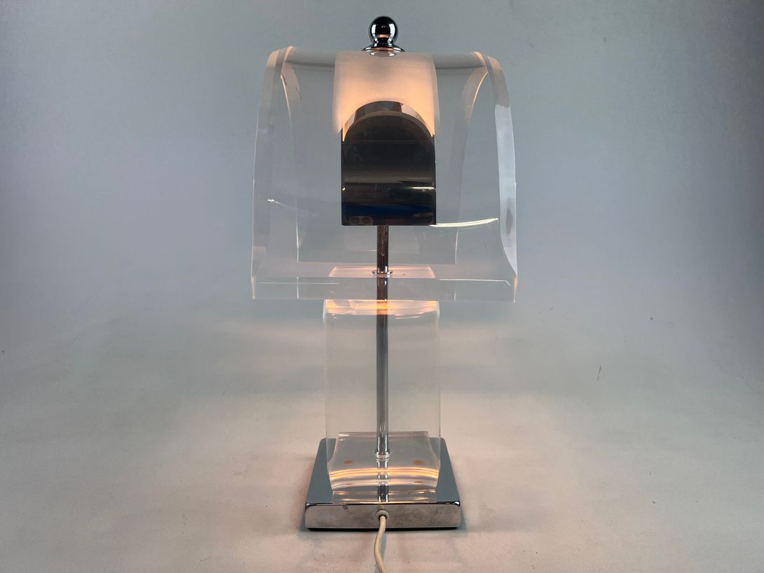 Foto Acrylic Desk Lamp Memphis h50