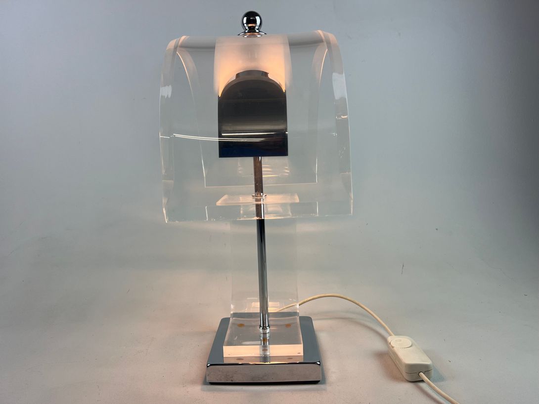 Foto Acrylic Desk Lamp Memphis h50