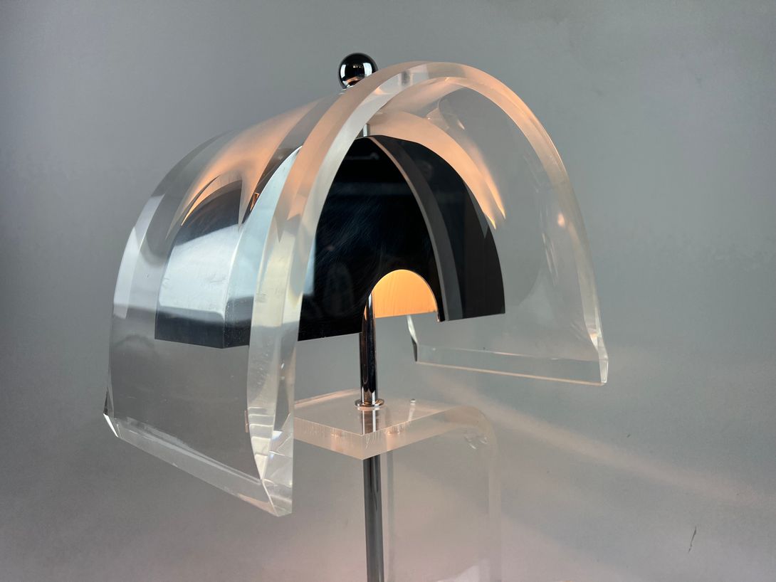 Foto Acrylic Desk Lamp Memphis h50